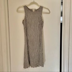 Vintage checkered mini dress